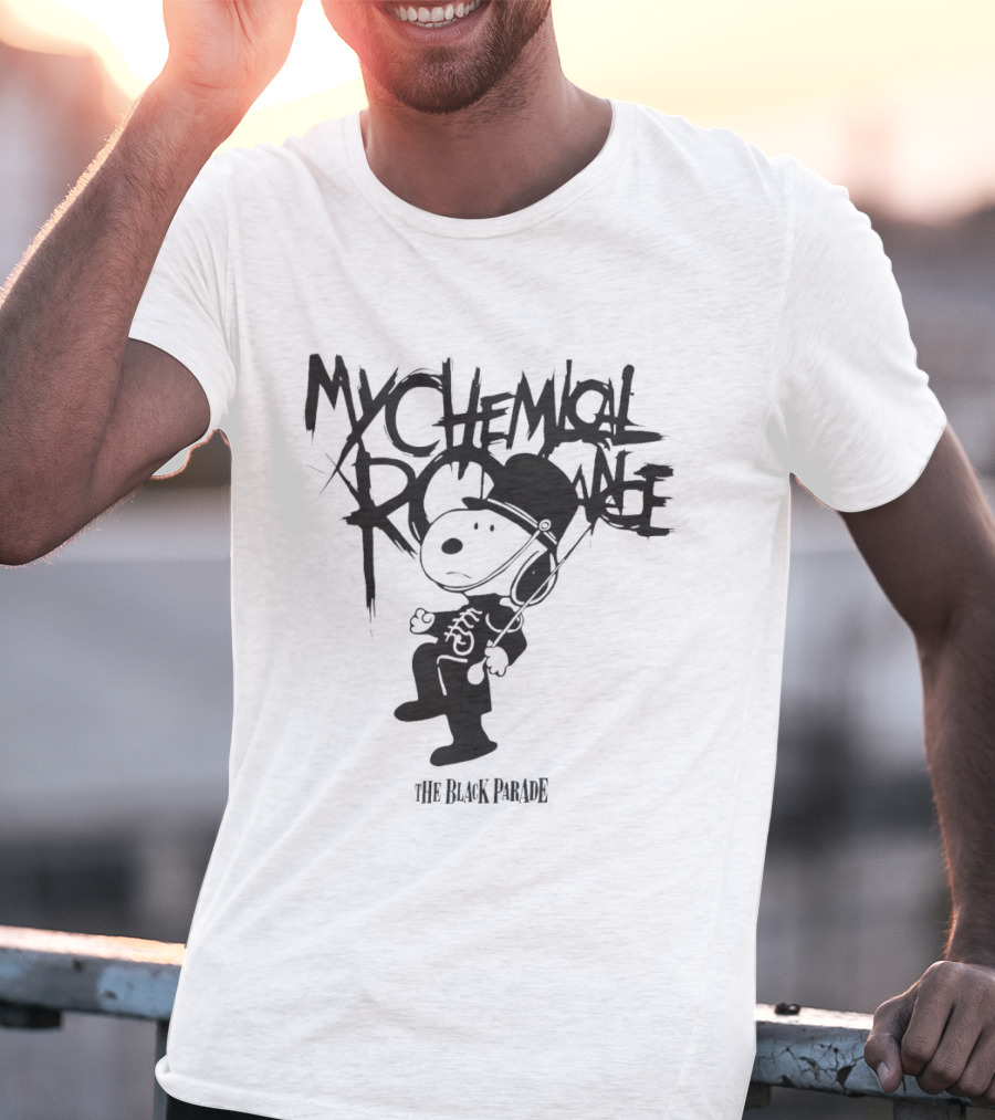 My Chemical Romance Snoopy The Black Parade Fan T-Shirt