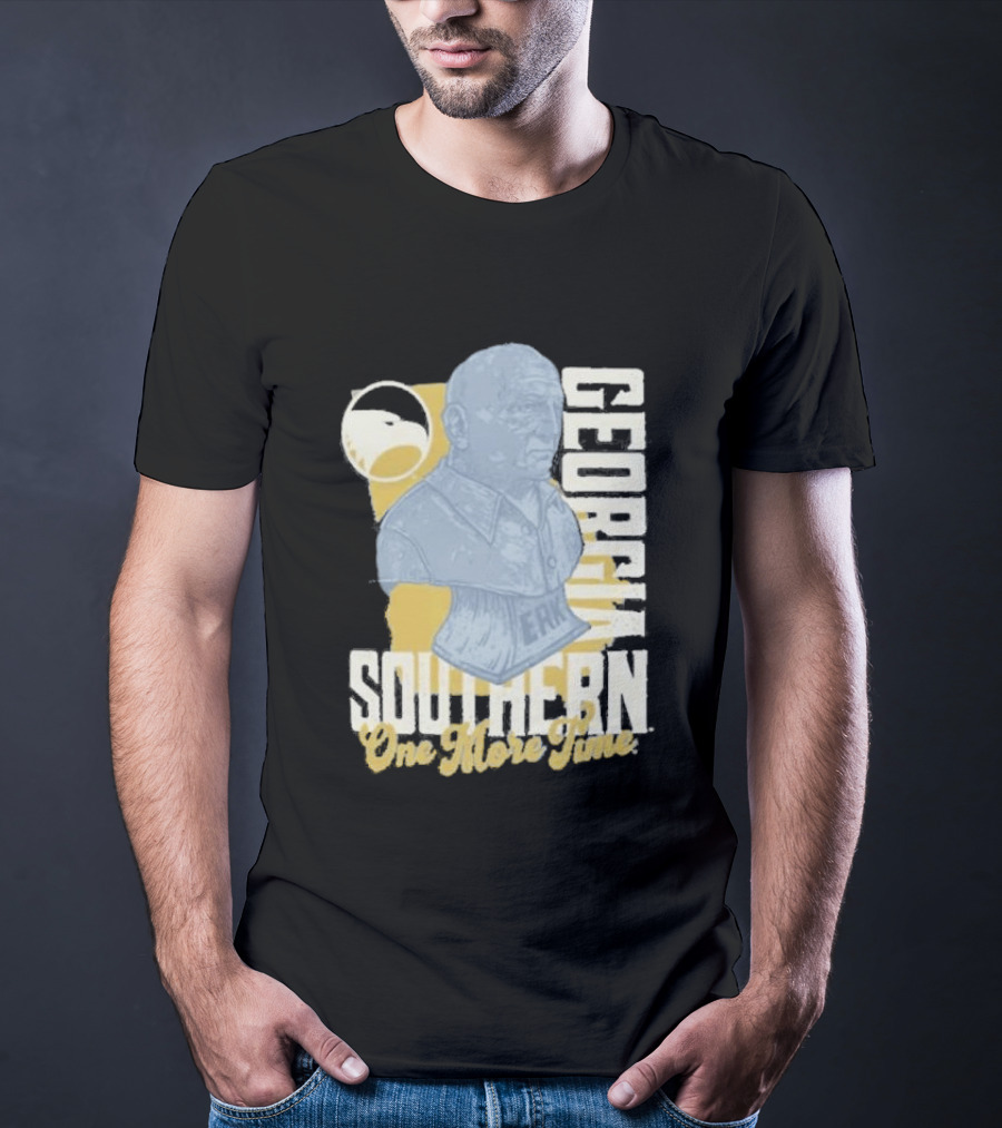 Georgia Southern Erk Russell Eagles One More Time Coach T-Shirt