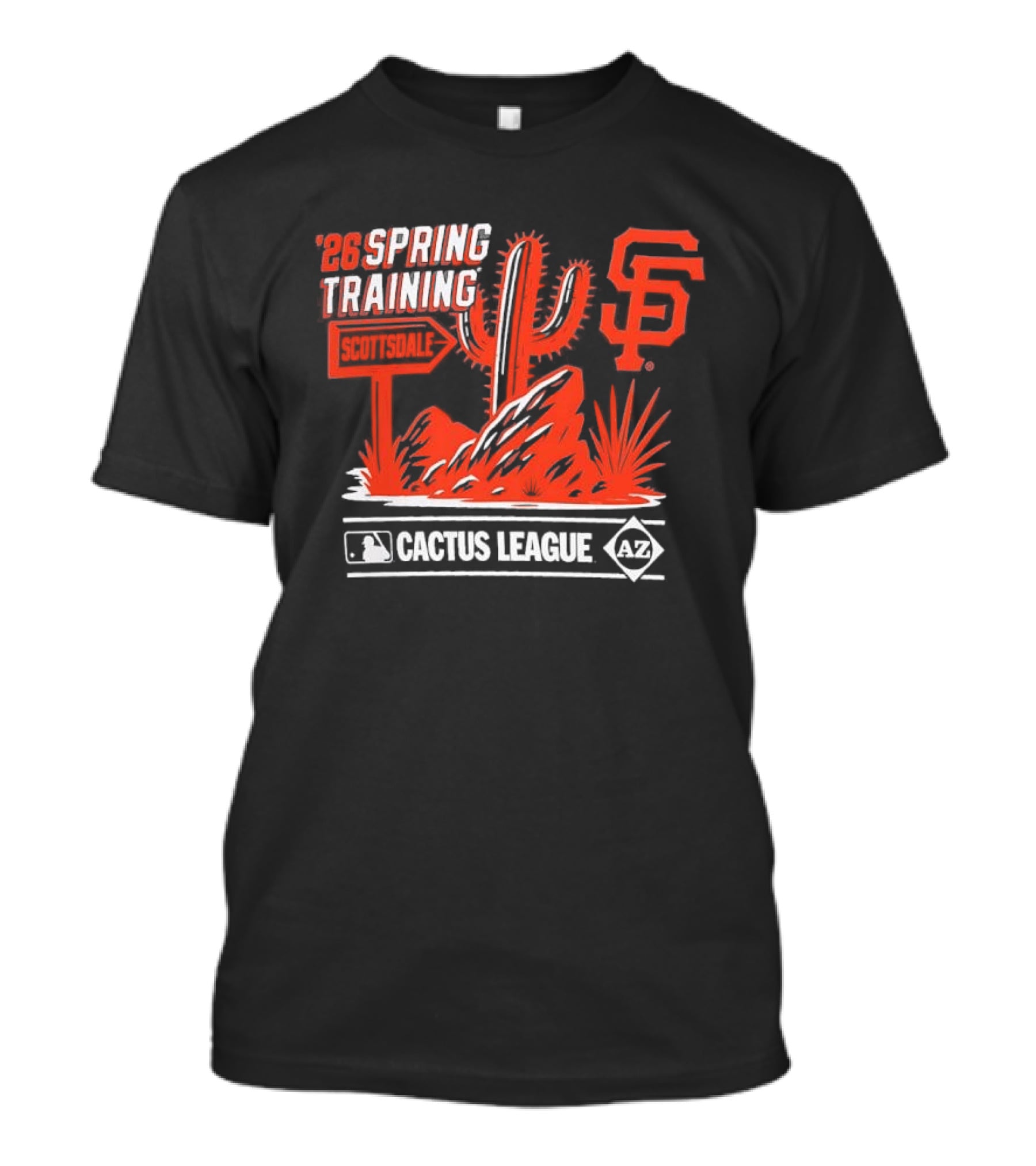 San Francisco Giants 2026 Spring Training Cactus League AZ MLB T-Shirt