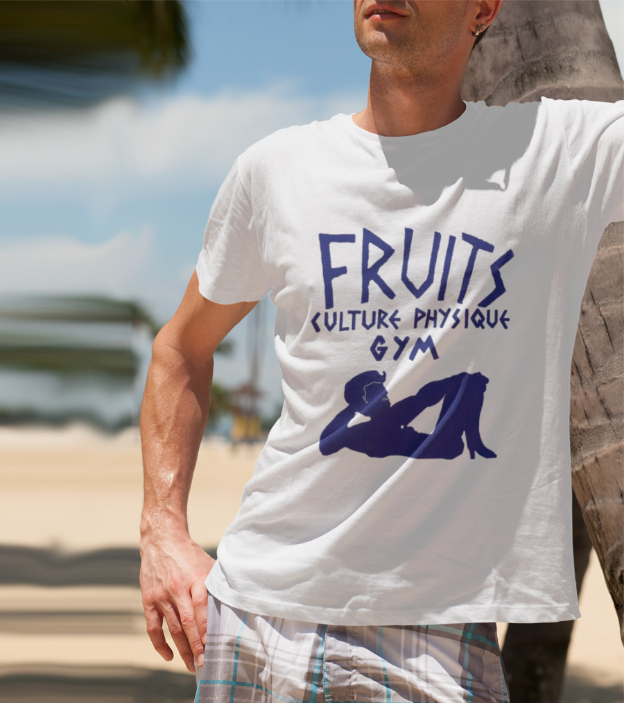 FRUITS Culture Physique Gym Silhouette Fitness T-Shirt
