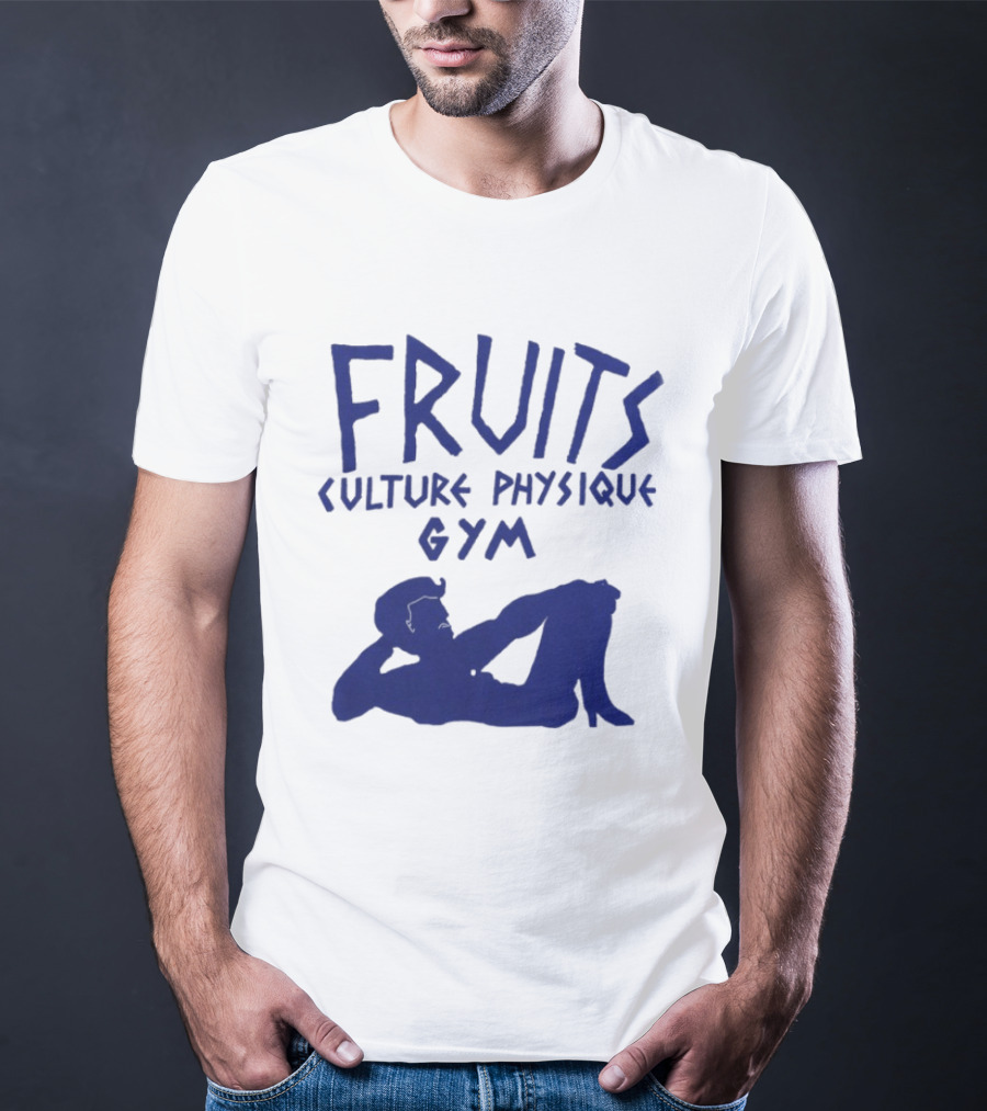 FRUITS Culture Physique Gym Silhouette Fitness T-Shirt