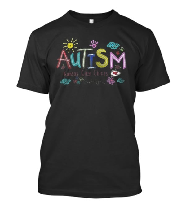 Kansas City Chiefs Autism Awareness Teach Love Hope T-Shirt