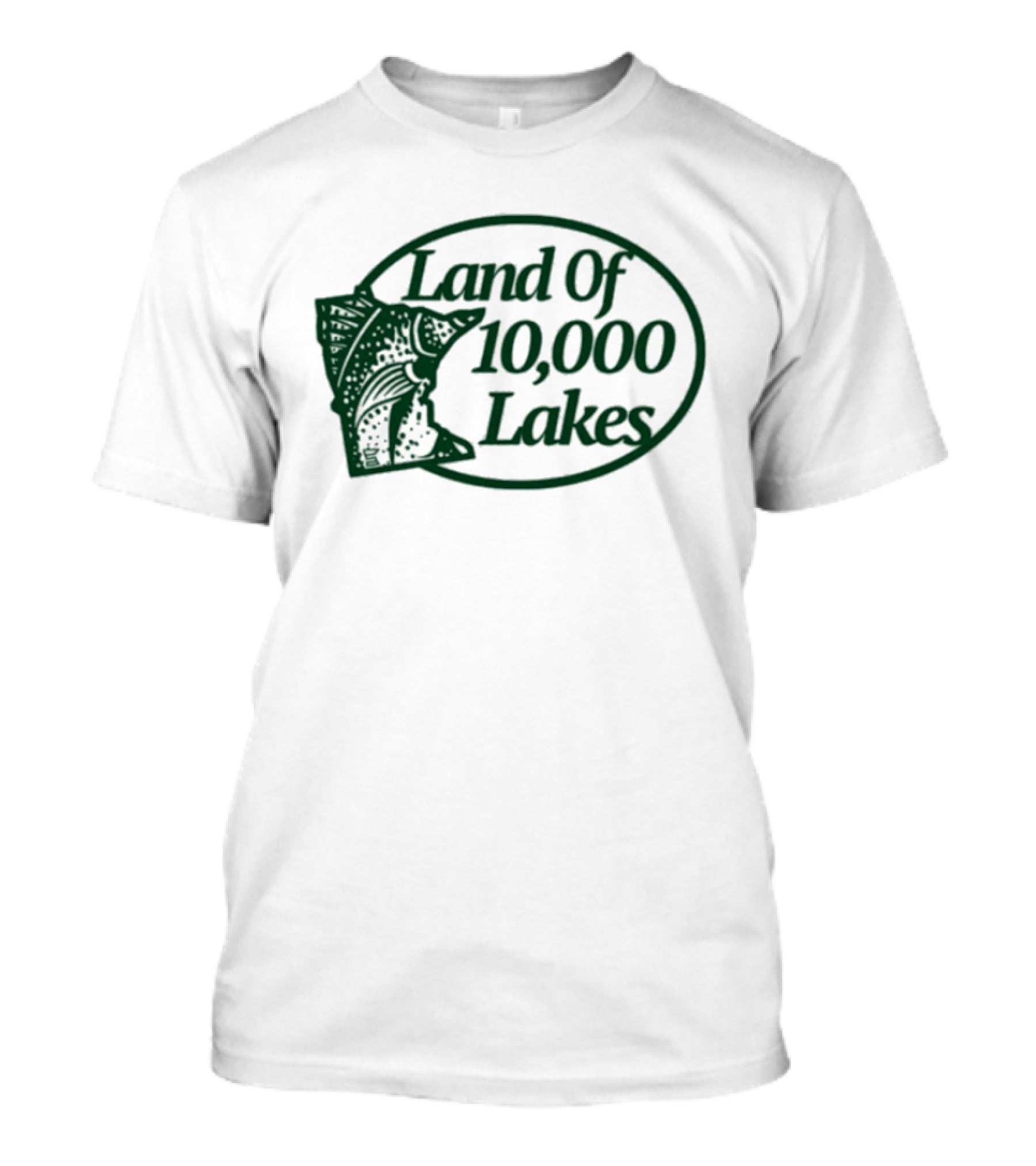 Land Of 10000 Lakes Fish Minnesota T-Shirt