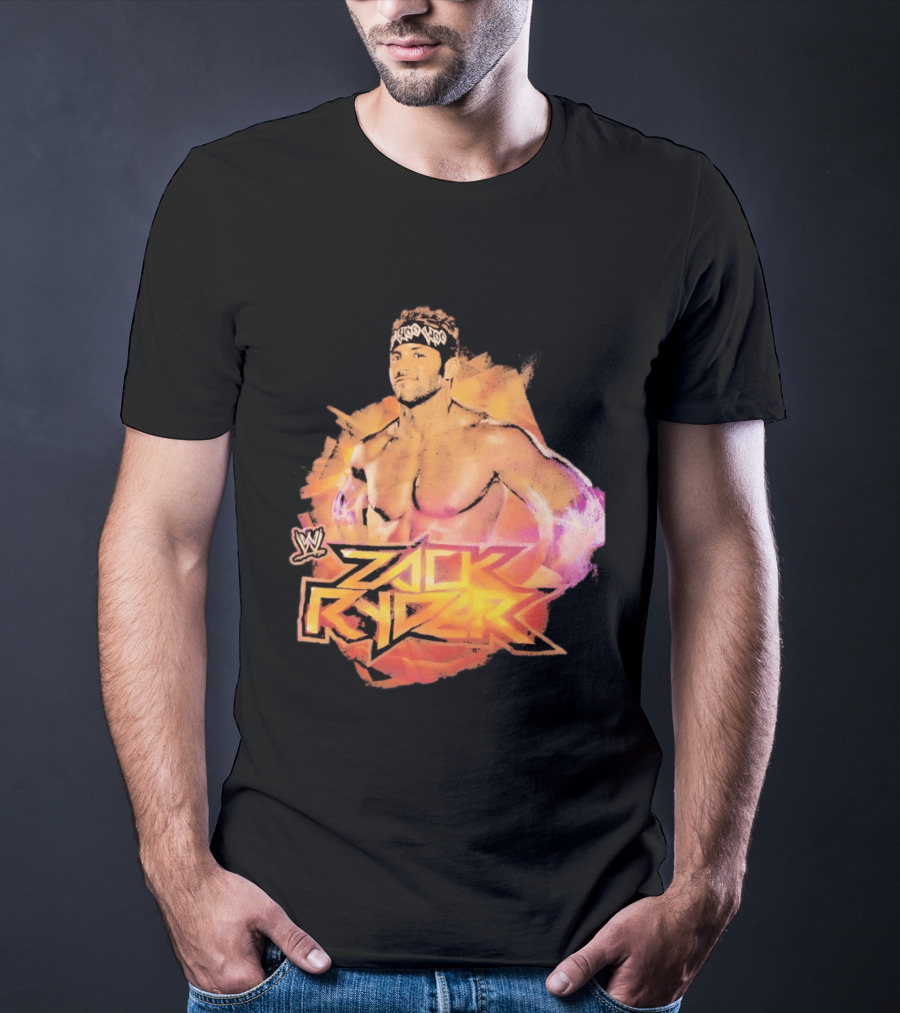 Zack Ryder WWE Woo Woo Woo Headband Wrestler T-Shirt