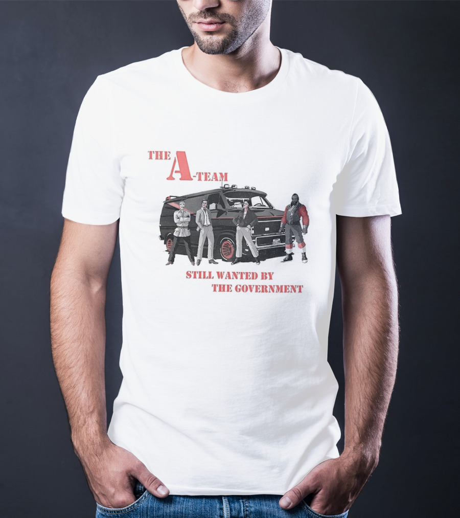 The A Team Classic Van Wanted By The Government T-Shirt