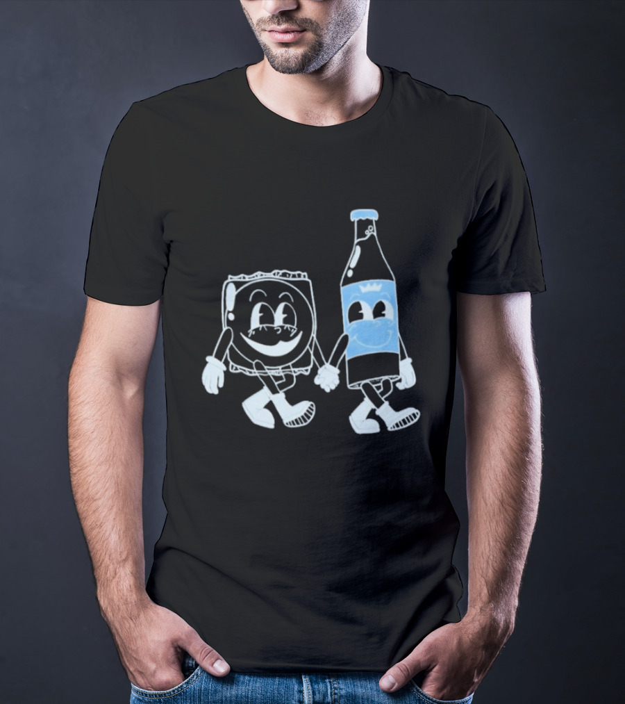 Matt Mitchell RC And MP Smiling Soda Bottle And Cartoon T-Shirt