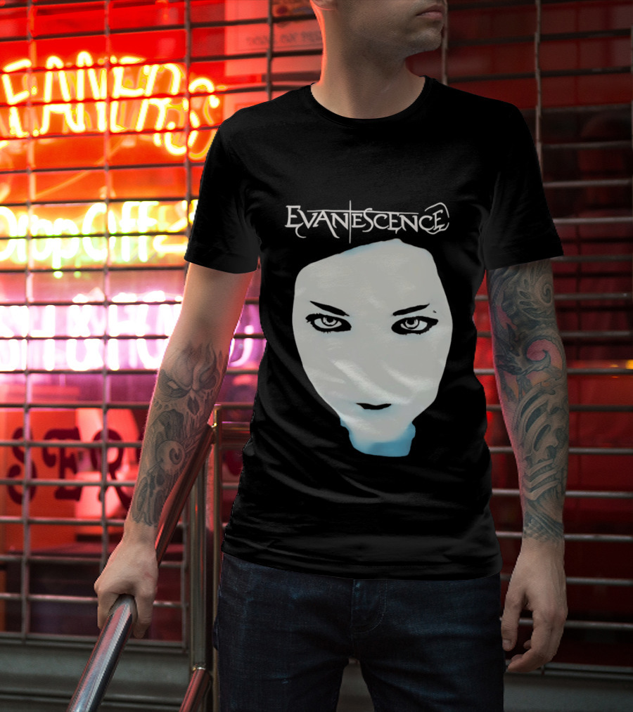 Evanescence Fallen Album Cover Face T-Shirt