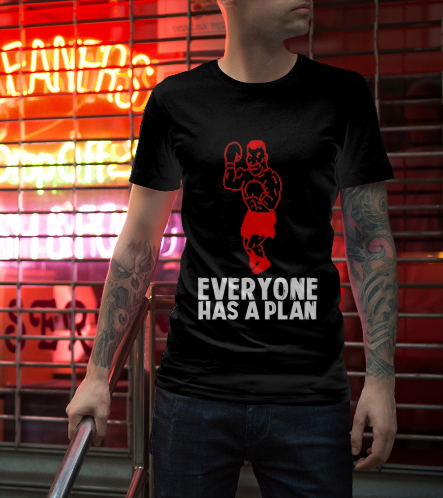Everyone Has A Plan Punchout Video Game Boxing T-Shirt