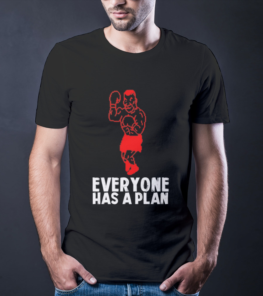 Everyone Has A Plan Punchout Video Game Boxing T-Shirt