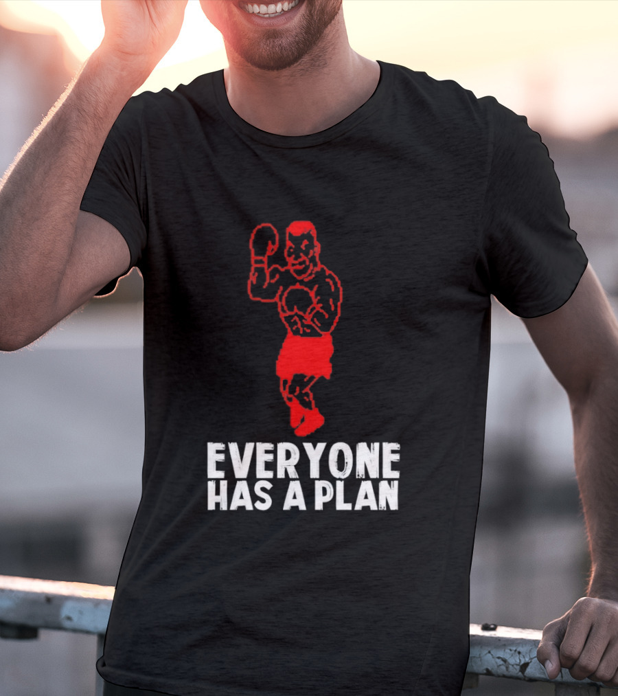 Everyone Has A Plan Punchout Video Game Boxing T-Shirt