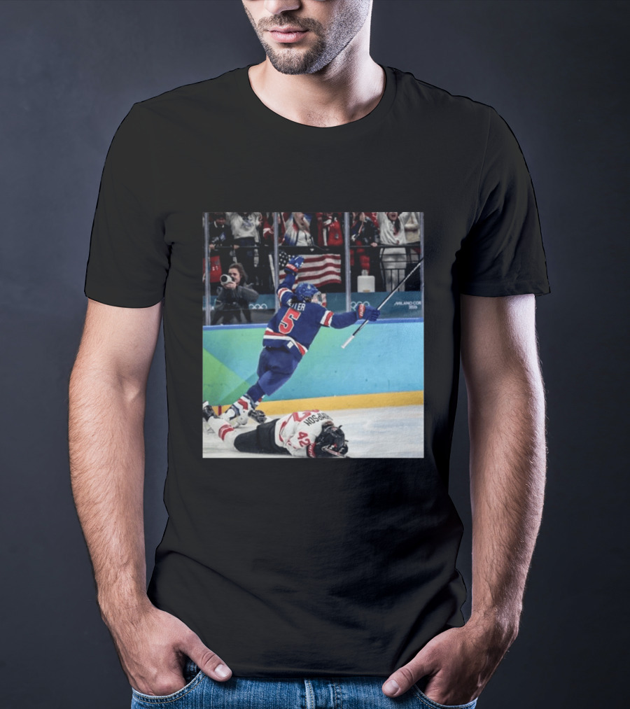 Team USA Women's Hockey Gold Win Milan 2026 Celebration T-Shirt