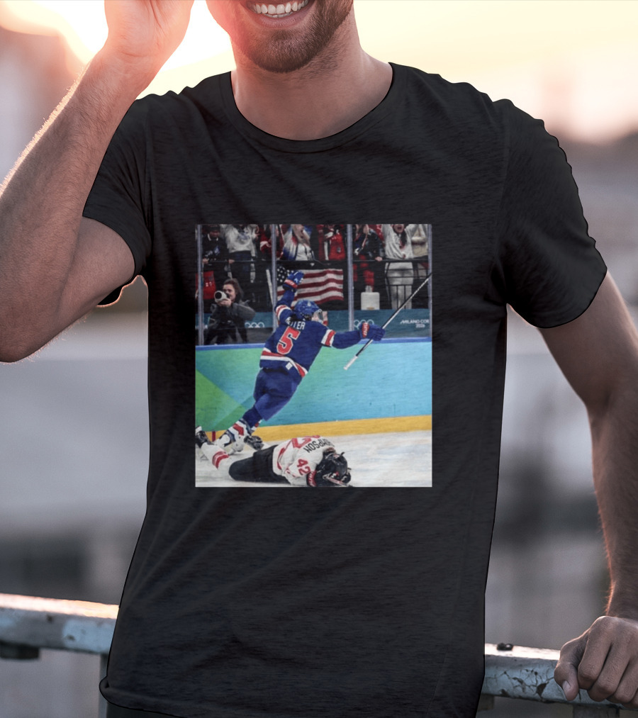 Team USA Women's Hockey Gold Win Milan 2026 Celebration T-Shirt