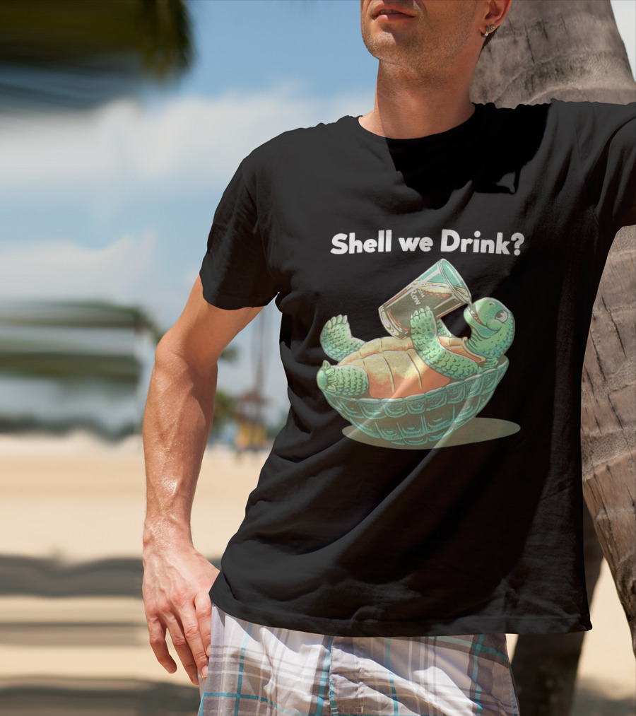 Shell We Drink Irish Party Turtle T-Shirt