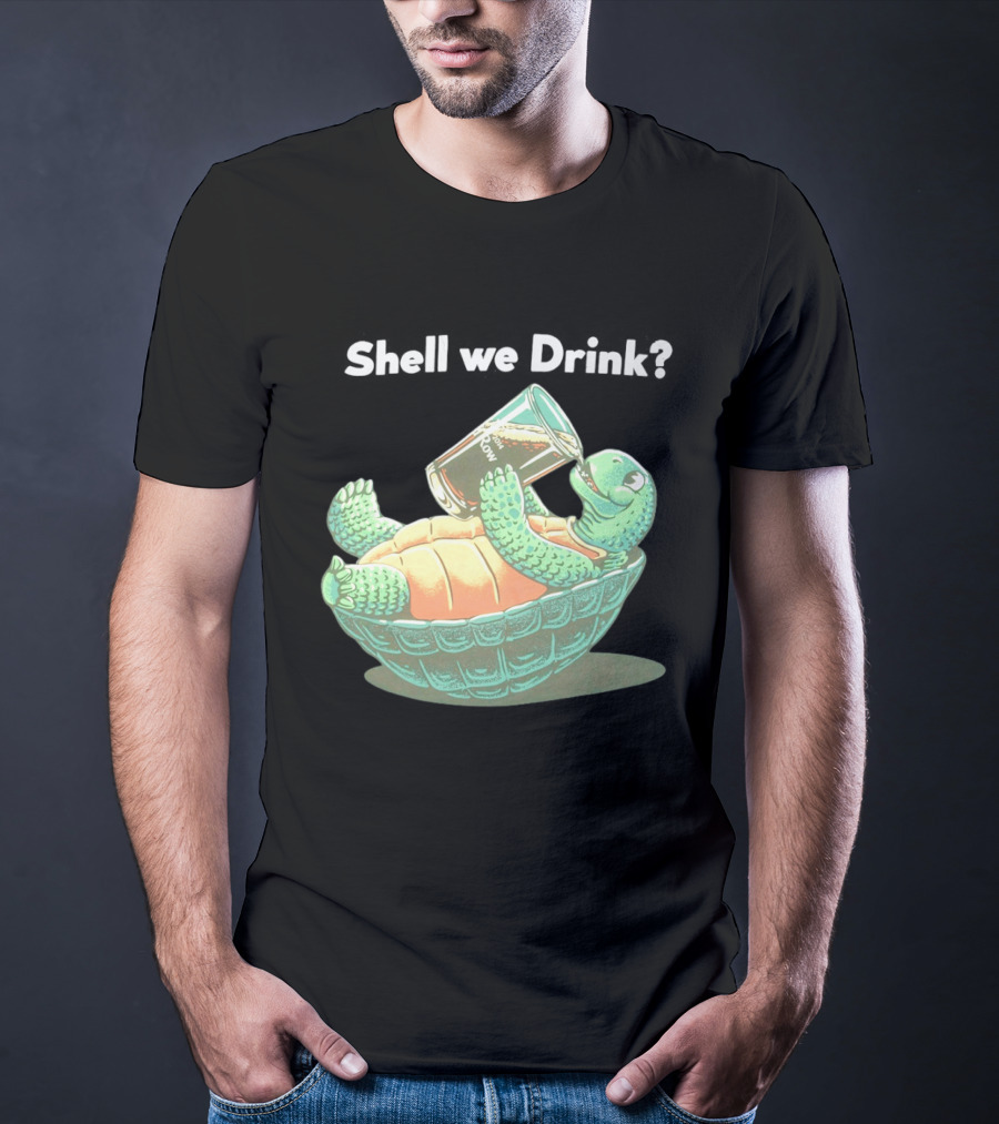 Shell We Drink Irish Party Turtle T-Shirt