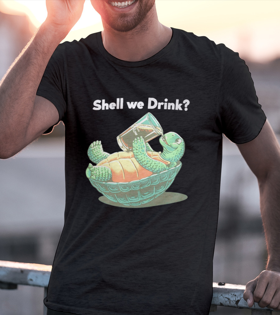 Shell We Drink Irish Party Turtle T-Shirt