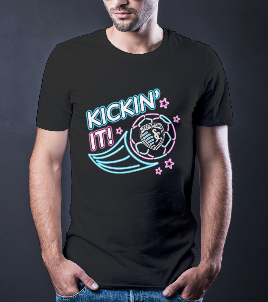 Kickin' It Sporting KC Soccer Stars And Shield T-Shirt