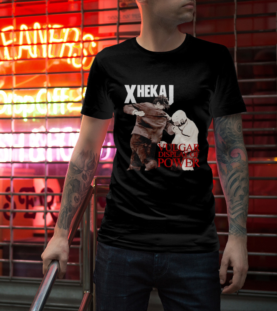 Xhekaj Vulgar Display Of Power Hockey Fight T-Shirt