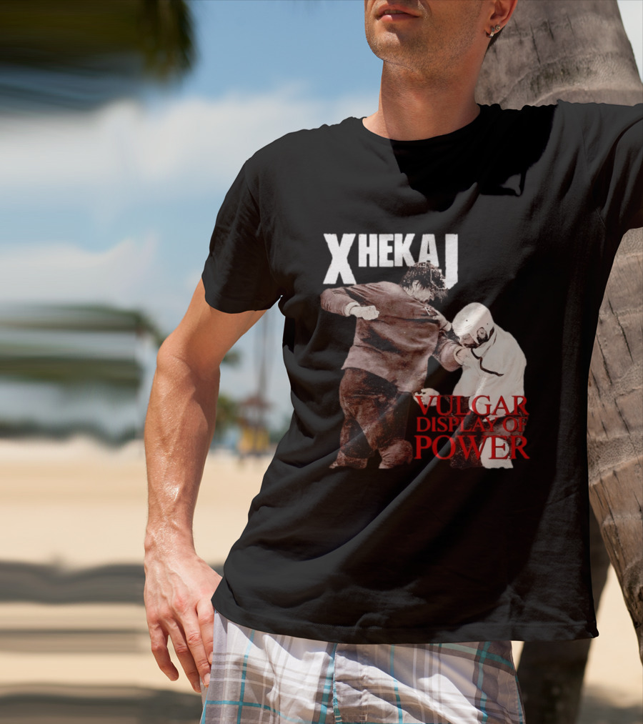 Xhekaj Vulgar Display Of Power Hockey Fight T-Shirt