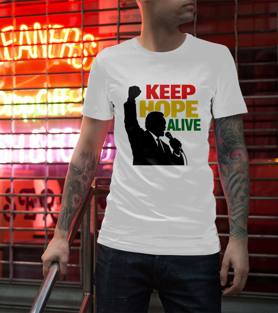 Keep Hope Alive Raised Fist T-Shirt