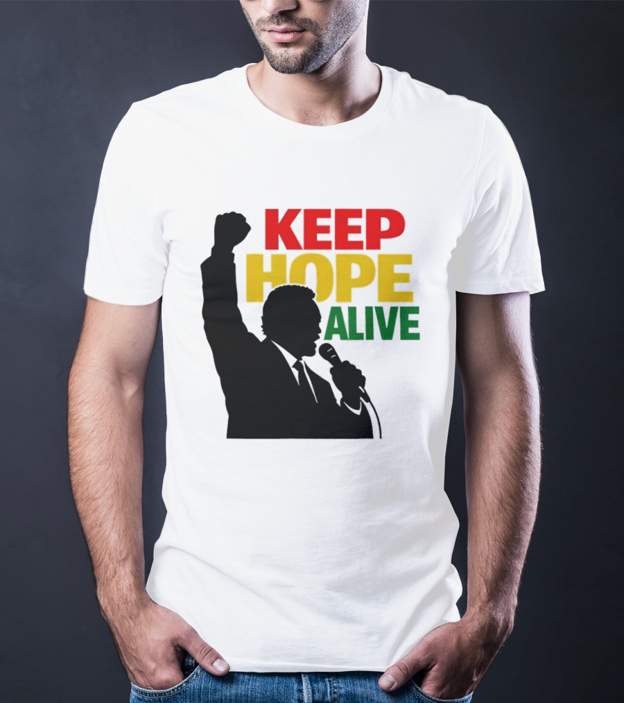 Keep Hope Alive Raised Fist T-Shirt