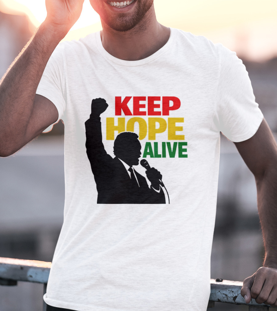 Keep Hope Alive Raised Fist T-Shirt