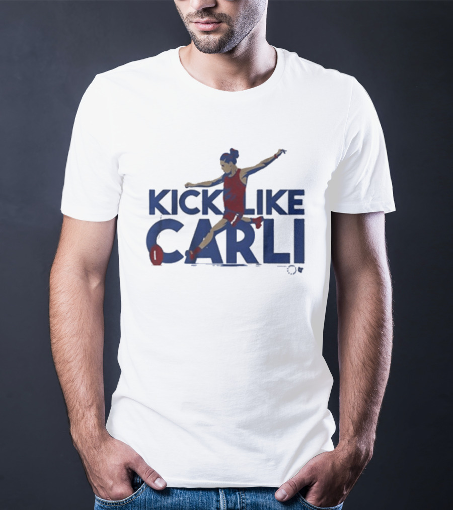 Kick Like Carli USWNT Player Soccer T-Shirt
