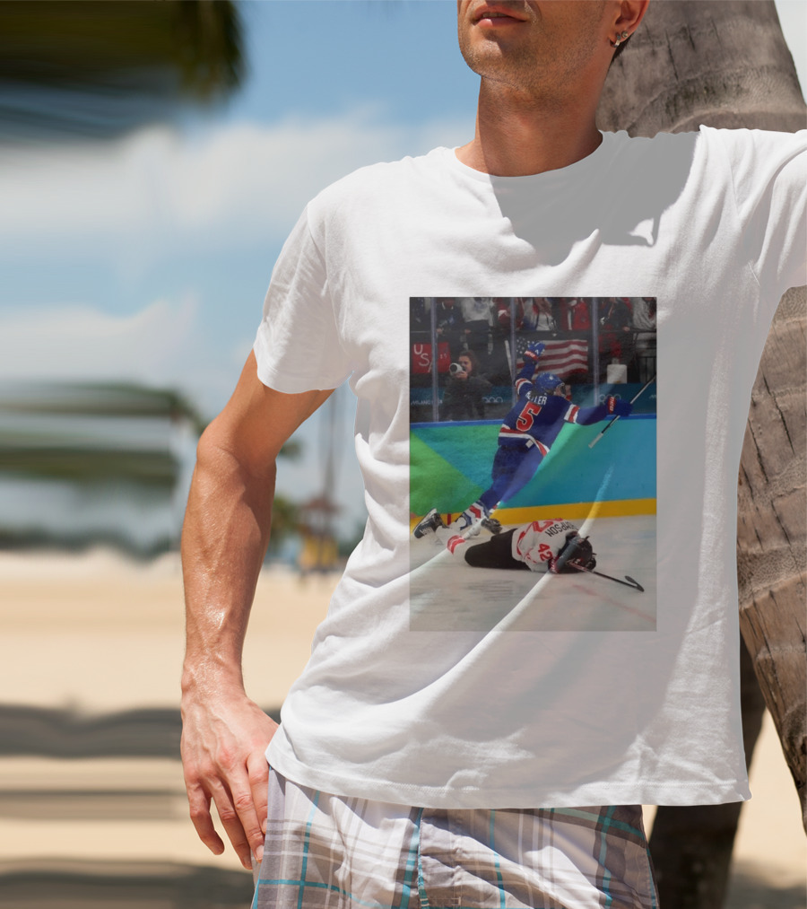 Megan Keller USA Olympic Hockey OT Goal Celebration T-Shirt