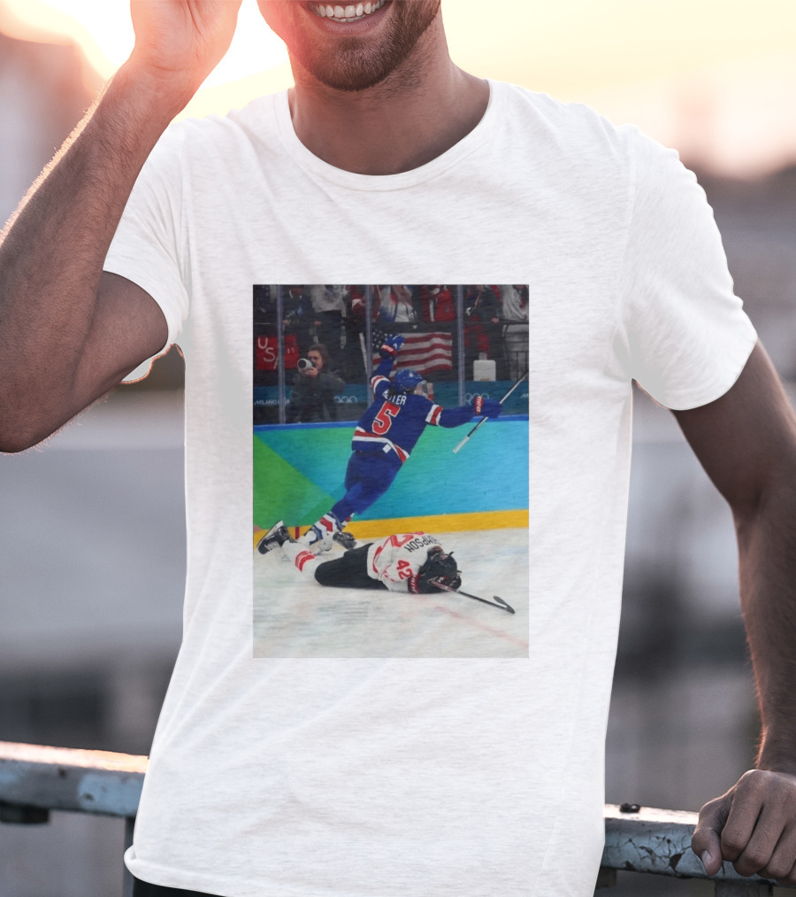 Megan Keller USA Olympic Hockey OT Goal Celebration T-Shirt