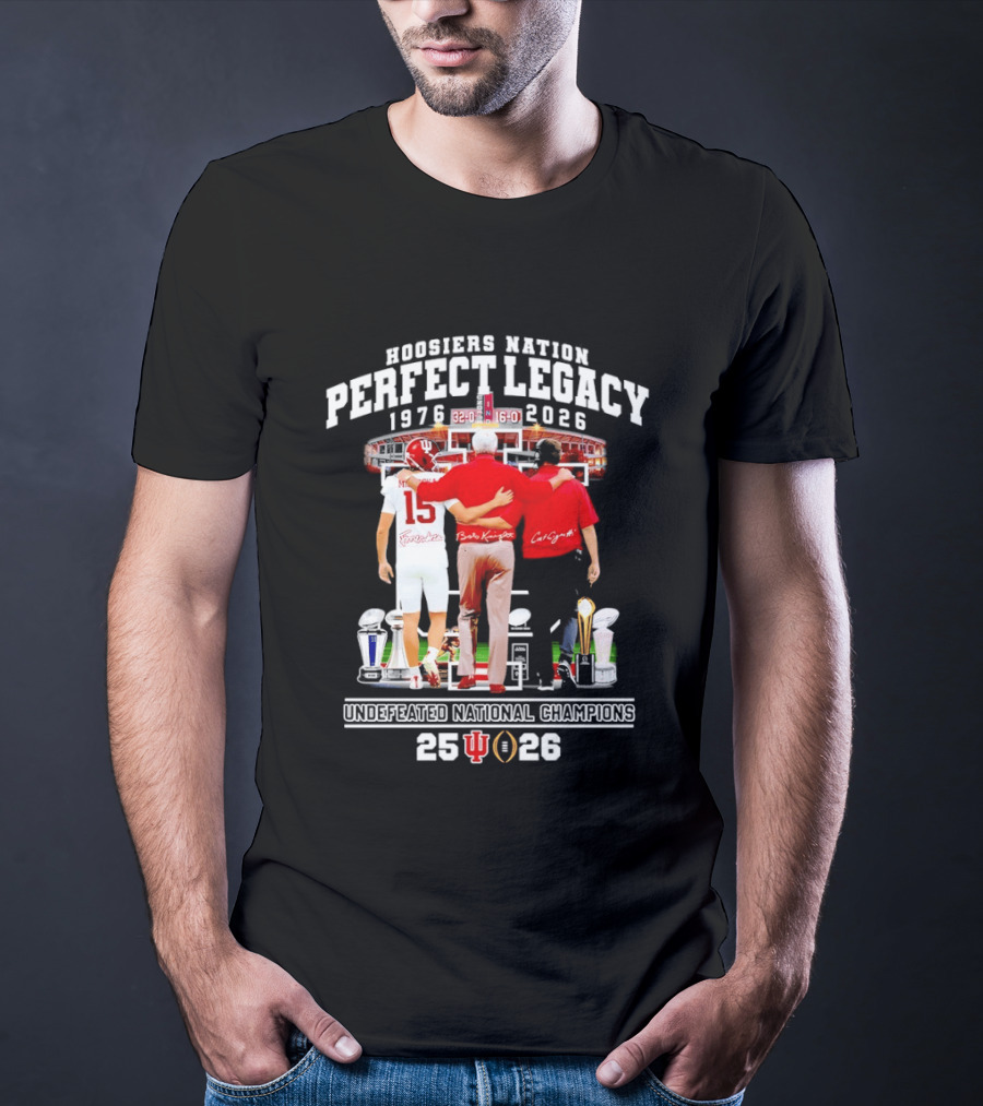 Indiana Hoosiers Coach And Player Nation Perfect Legacy T-Shirt