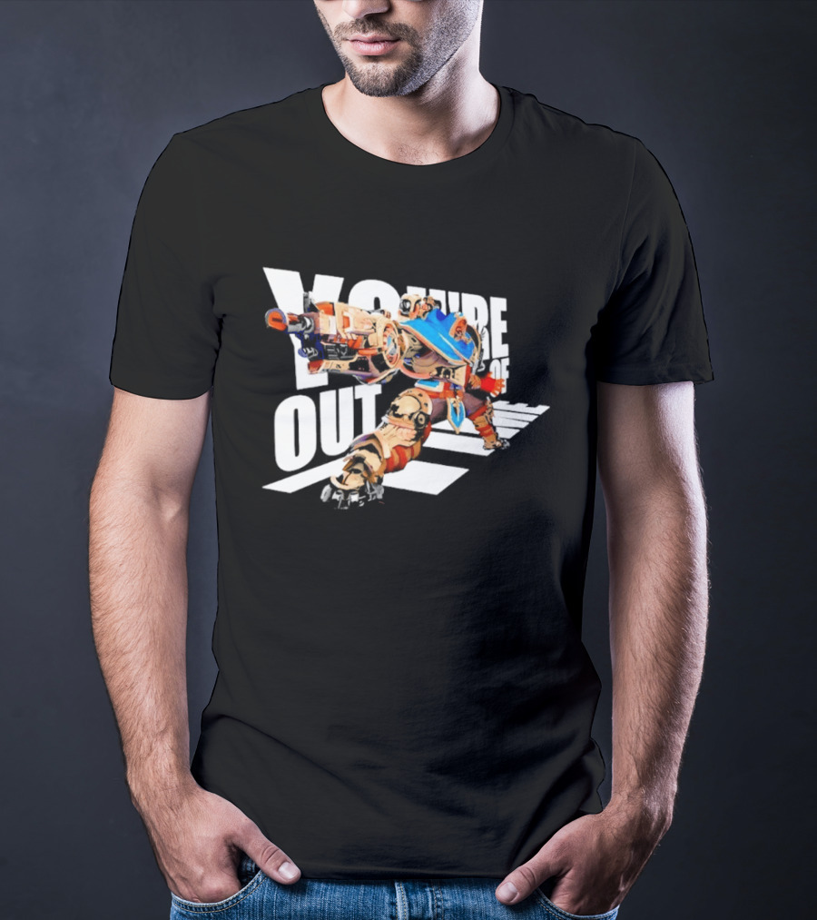 You're Out Of Time Paladins Video Game Character Action Pose T-Shirt