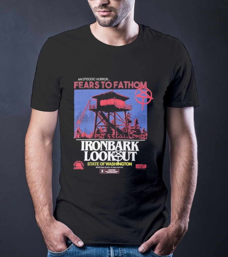 Fears To Fathom Ironbark Lookout State Of Washington Night Episodic Horror T-Shirt