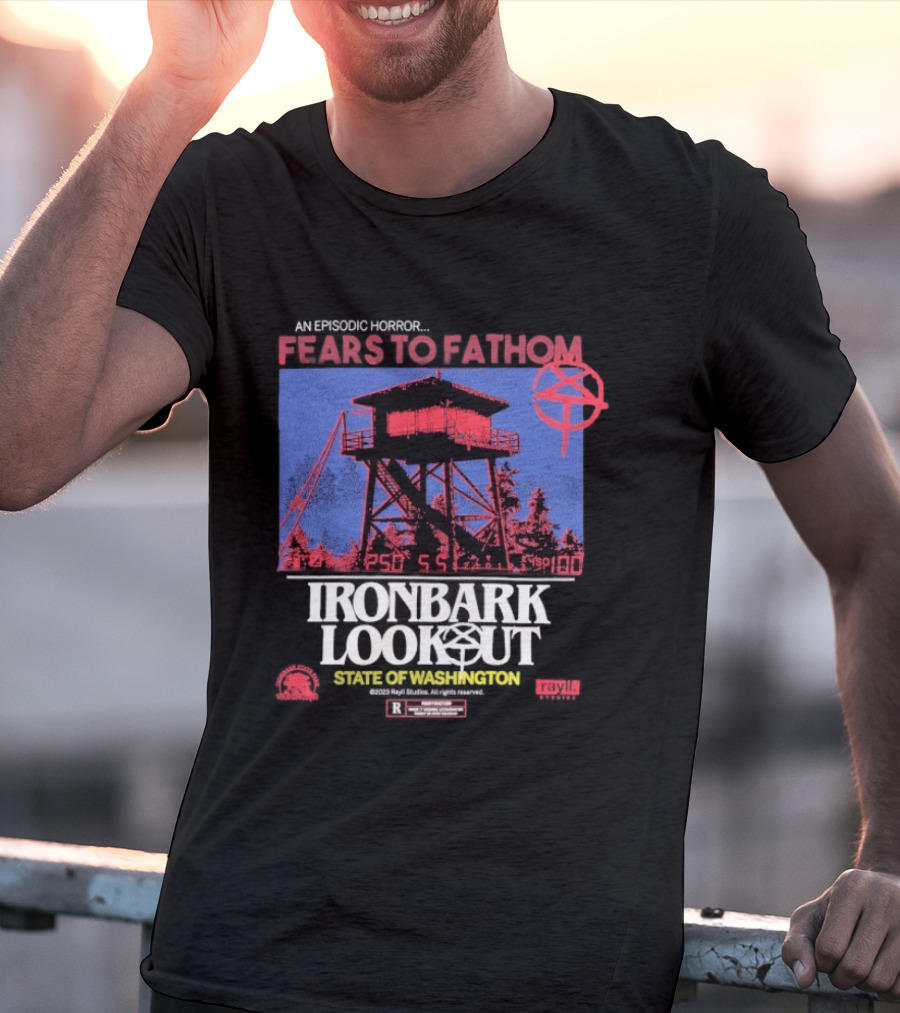 Fears To Fathom Ironbark Lookout State Of Washington Night Episodic Horror T-Shirt