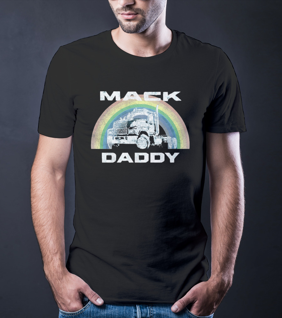 Mack Daddy Vintage Truck Rainbow T-Shirt