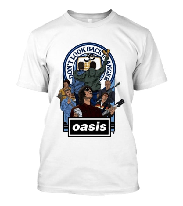 Don't Look Back In Anger Oasis 30th Anniversary Celebration T-Shirt