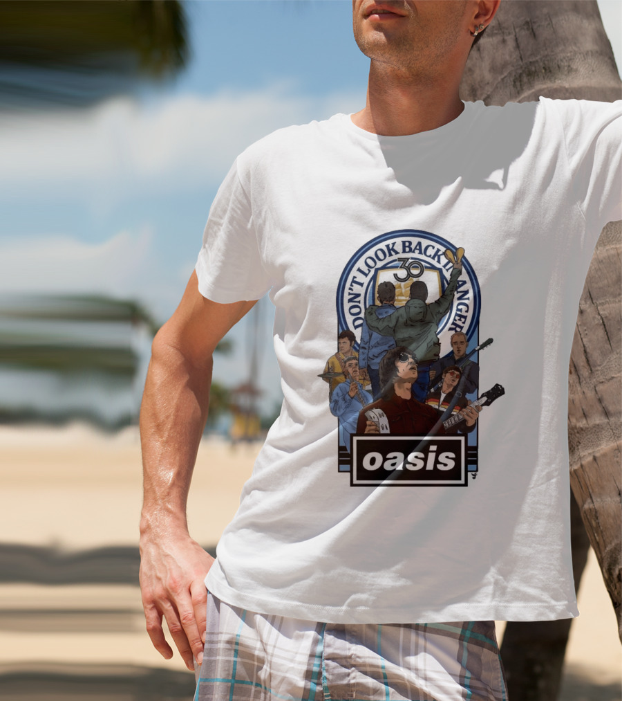 Don't Look Back In Anger Oasis 30th Anniversary Celebration T-Shirt