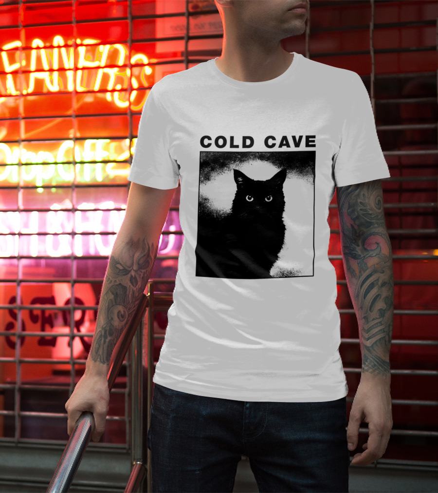 COLD CAVE Cat In Shadow T-Shirt