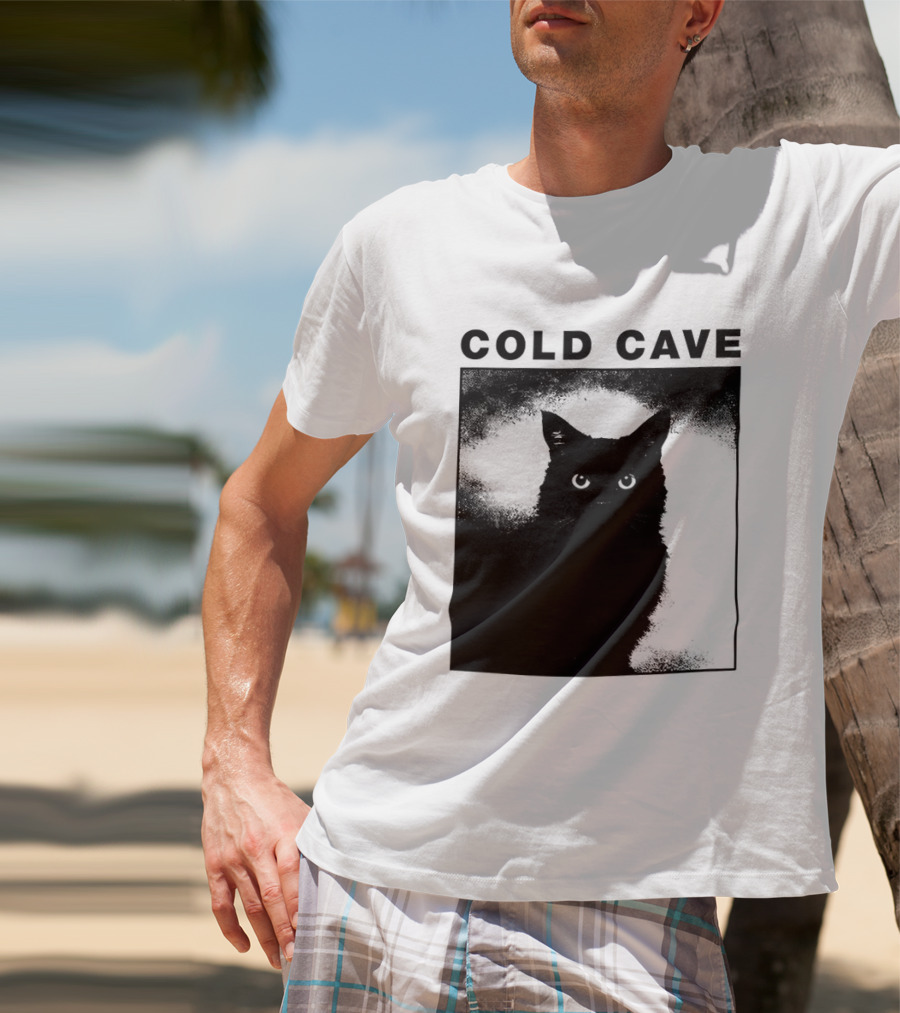 COLD CAVE Cat In Shadow T-Shirt