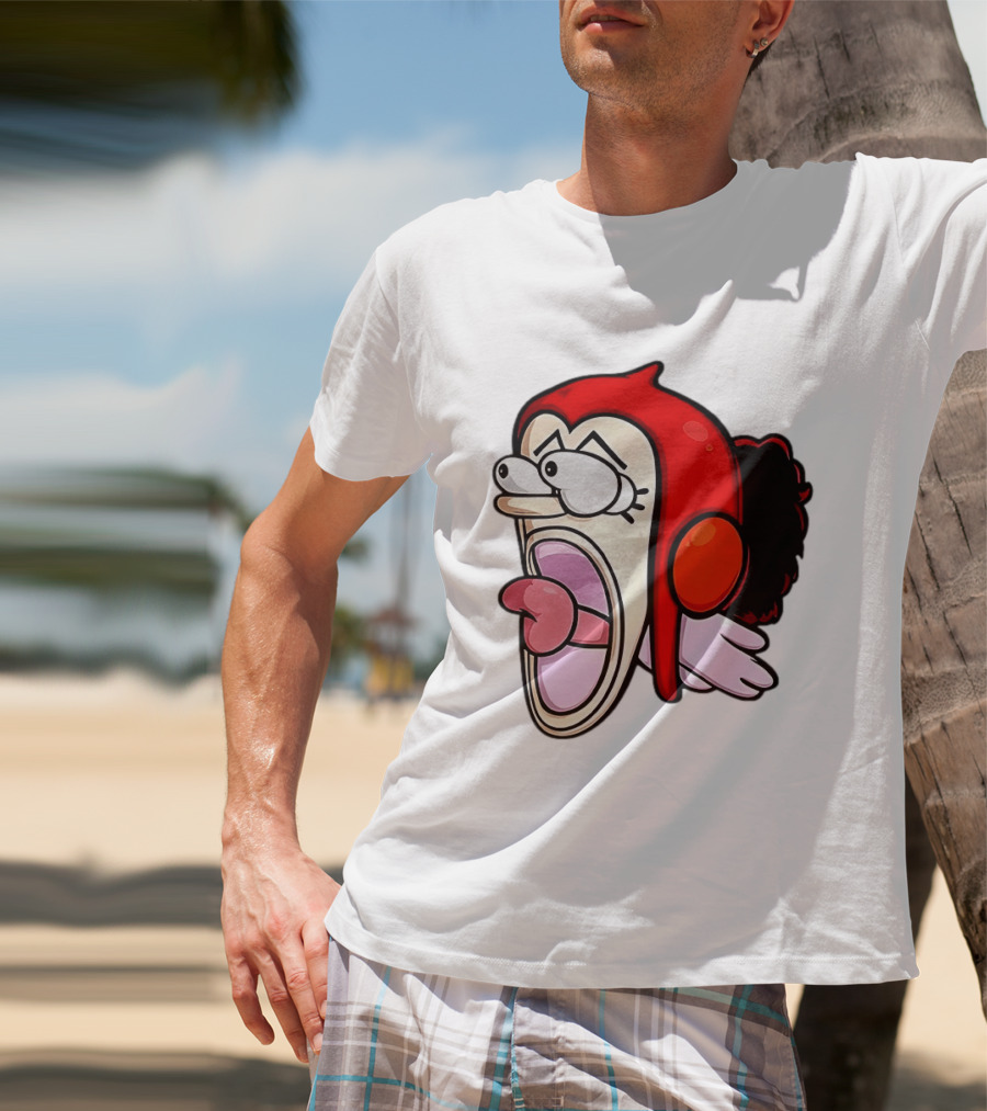 Usopp Sogeking Shout Expression Digital Drawing T-Shirt