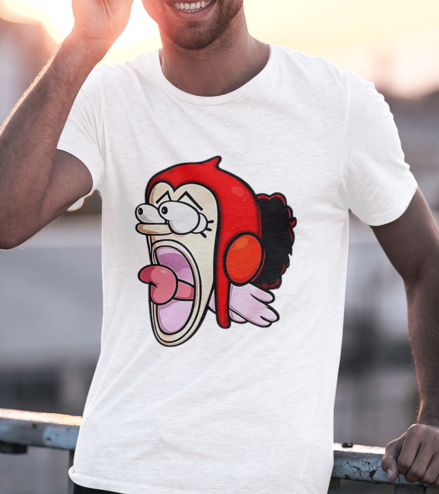 Usopp Sogeking Shout Expression Digital Drawing T-Shirt