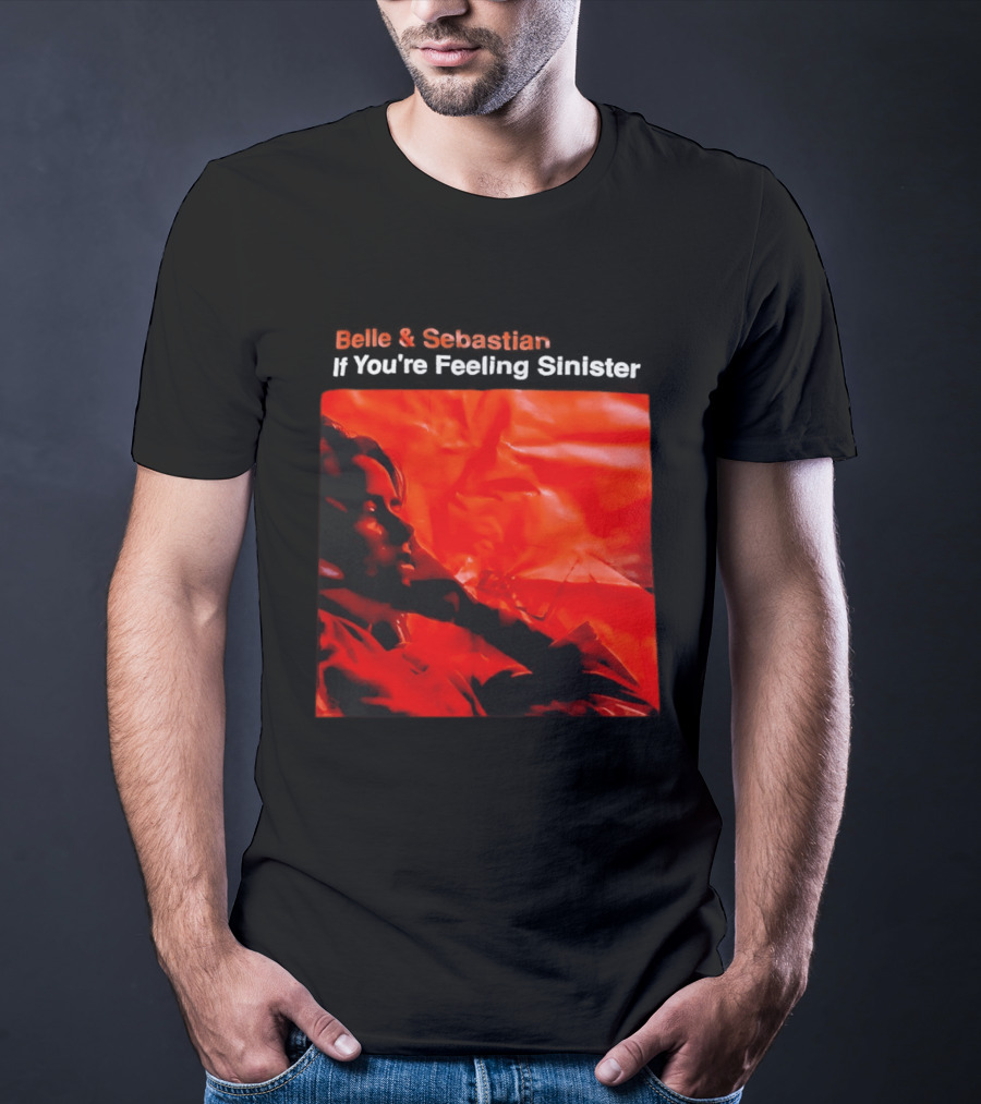 Belle And Sebastian If You're Feeling Sinister Album Art Red T-Shirt