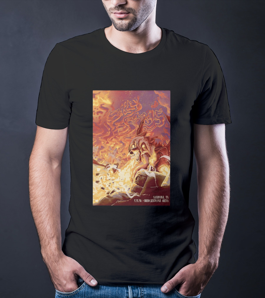 Billy Strings 2.21.26 Bridgestone Arena Nashville TN T-Shirt