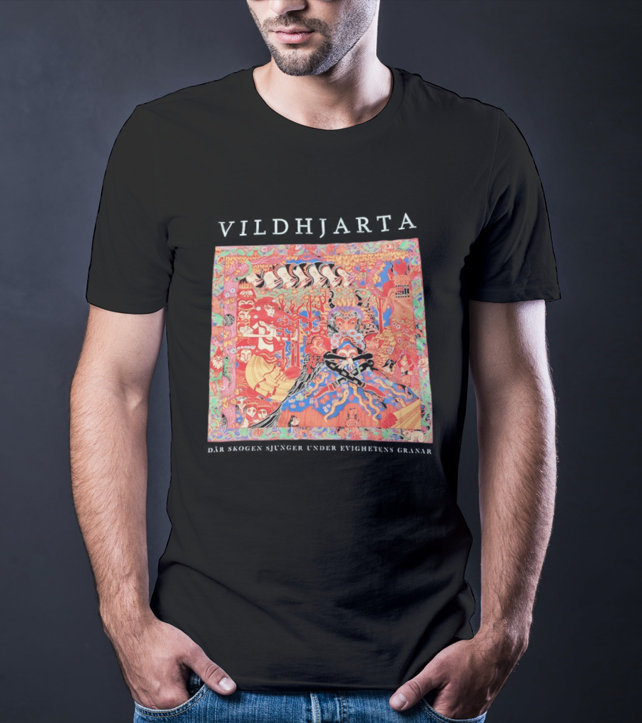 Vildhjarta Där Skogen Sjunger Under Evighetens Granar Psychedelic Fantasy Forest Band T-Shirt