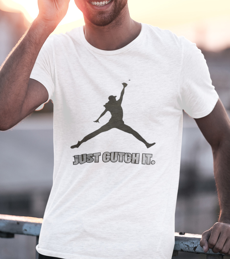 Pittsburgh Pirates Andrew McCutchen Just Cutch It Jumping T-Shirt