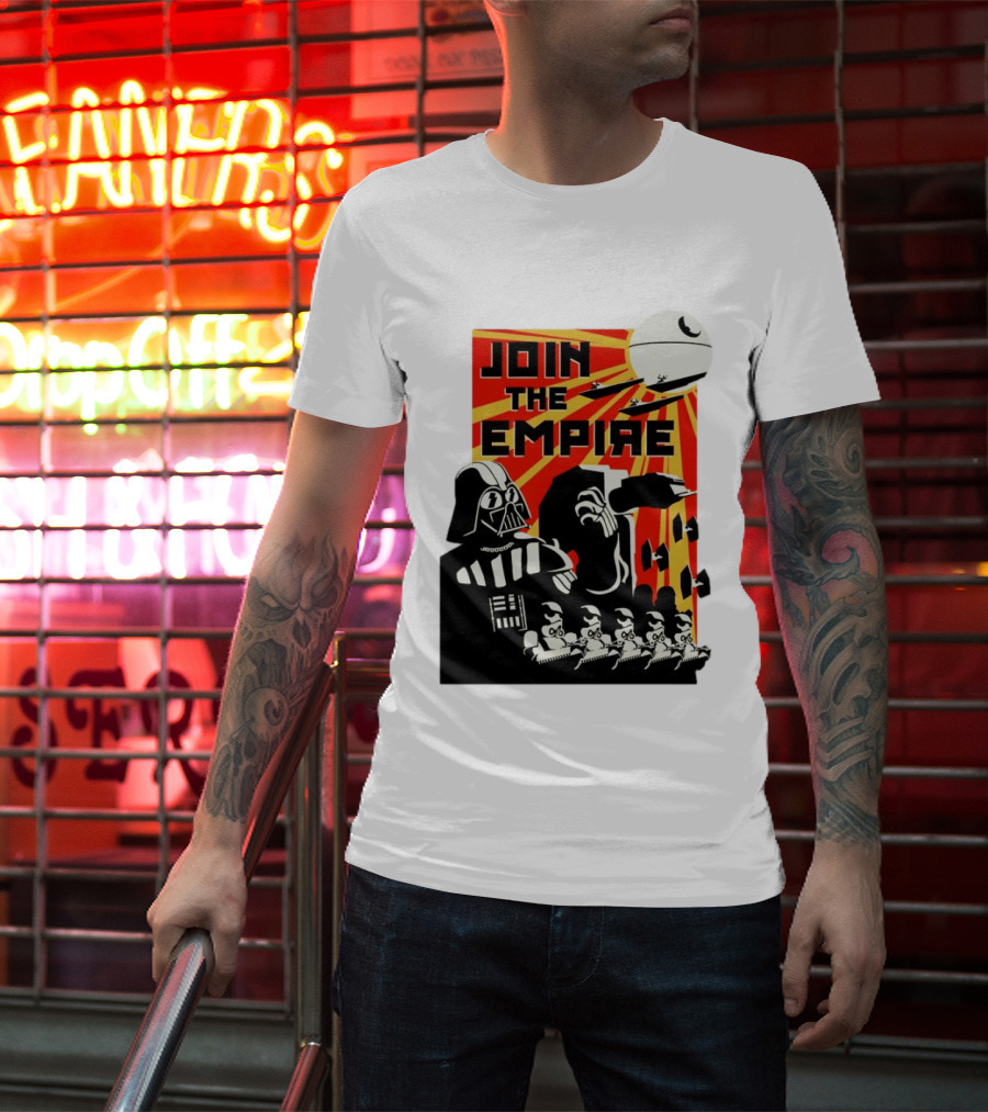 Join The Empire Propaganda Galactic Battle Recruitment T-Shirt