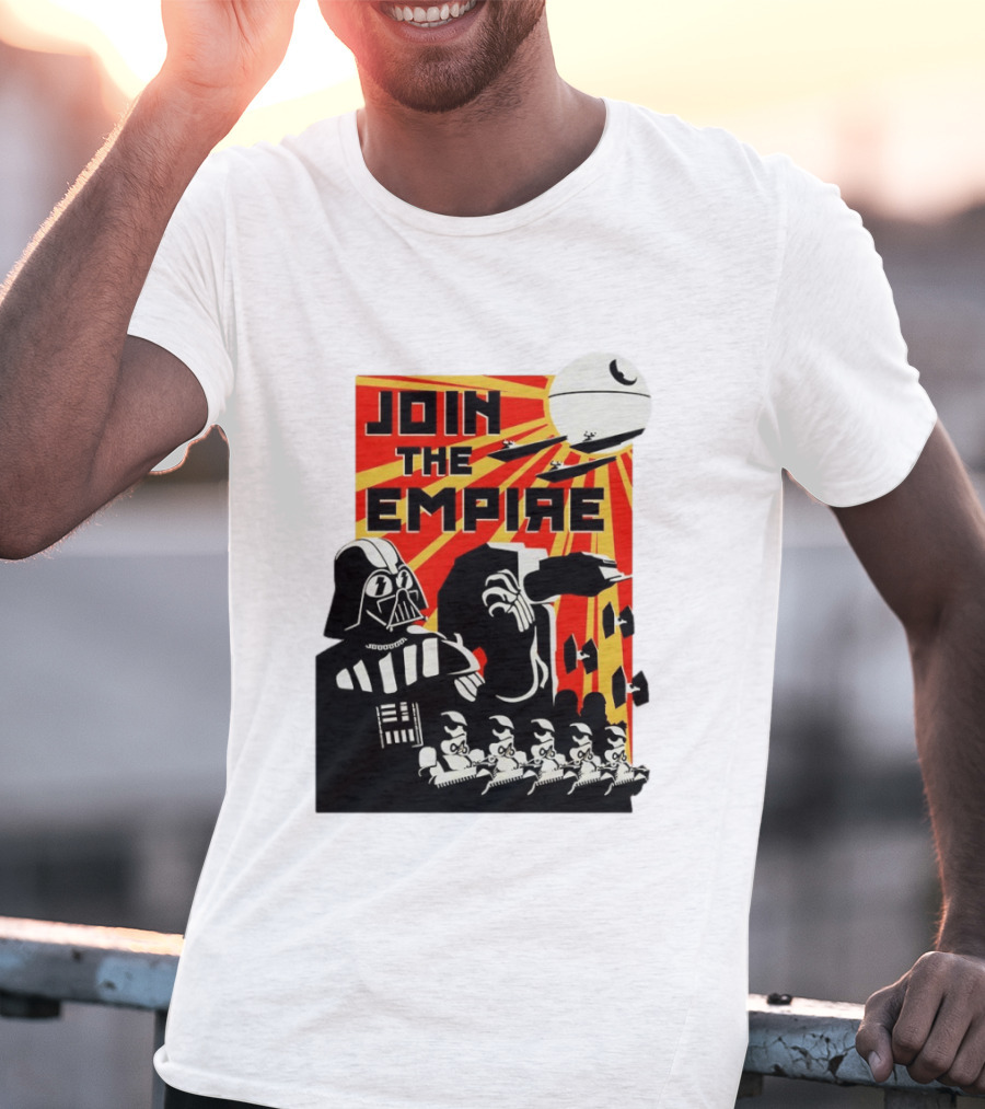 Join The Empire Propaganda Galactic Battle Recruitment T-Shirt