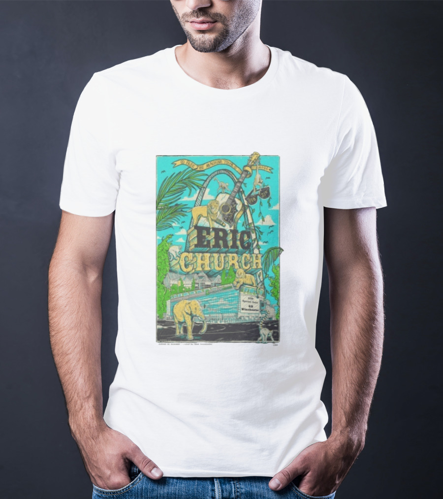 Eric Church St. Louis Gather Again Tour Feb 21 2026 Enterprise Center T-Shirt