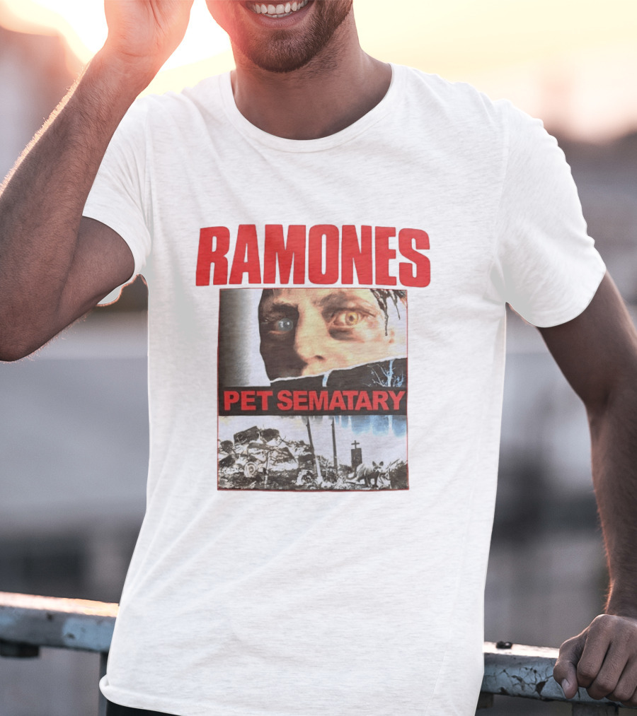 Ramones Pet Sematary Horror Movie T-Shirt