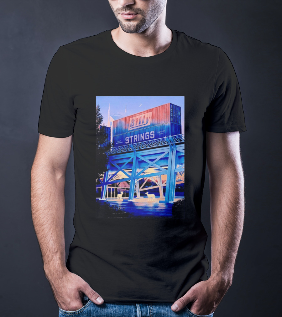 Billy Strings Nashville Tennessee February 20 To 22 2026 With Bridge And Deer T-Shirt