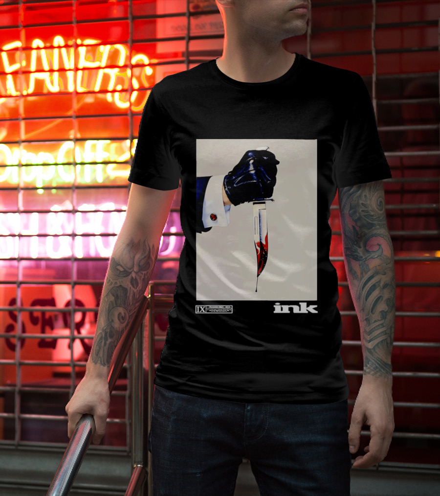 Ice Nine Kills Scream 7 Nightmare On The Knife Part One Bloodied Blade T-Shirt