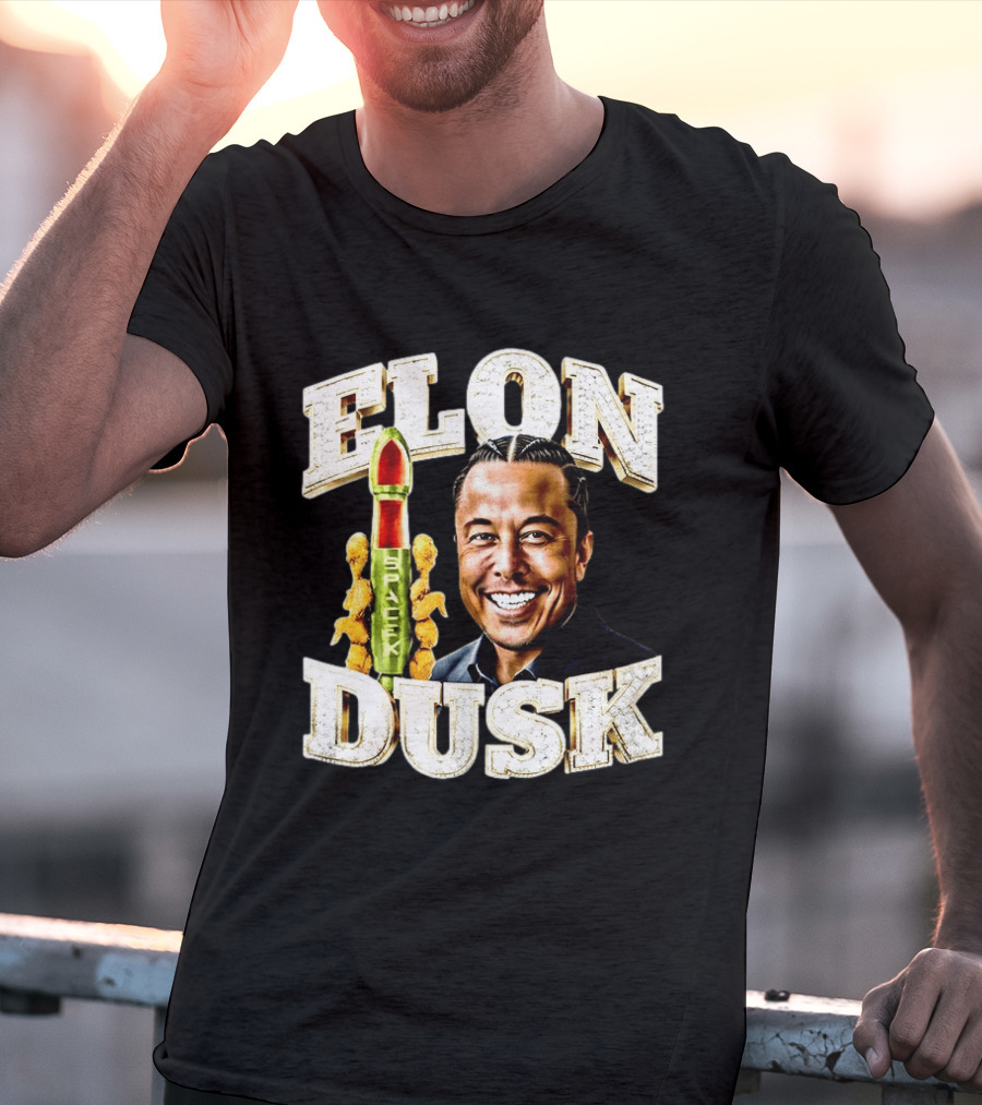 Elon Dusk SpaceX Rocket And Teddy Bears T-Shirt